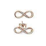 Crystal Eternal Loop Studs - Lavish & Glamourous Designs