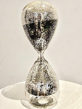Load image into Gallery viewer, Chrome Speckled Hour Glass- One Hour Timer - Lavish &amp; Glamourous Designs
