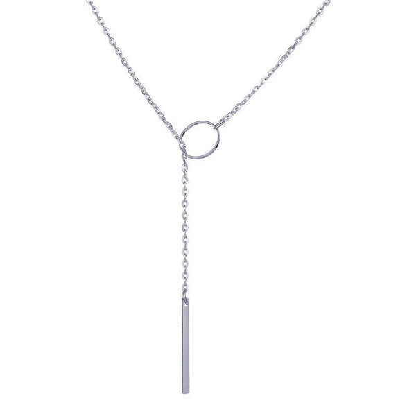 Circle Threaded Necklace - Lavish & Glamourous Designs