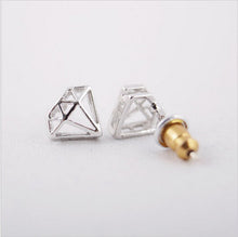 Load image into Gallery viewer, Geometric Diamond Studs
