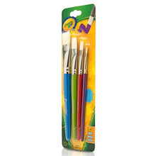 Load image into Gallery viewer, Crayola Flat Paintbrushes | 4ct.
