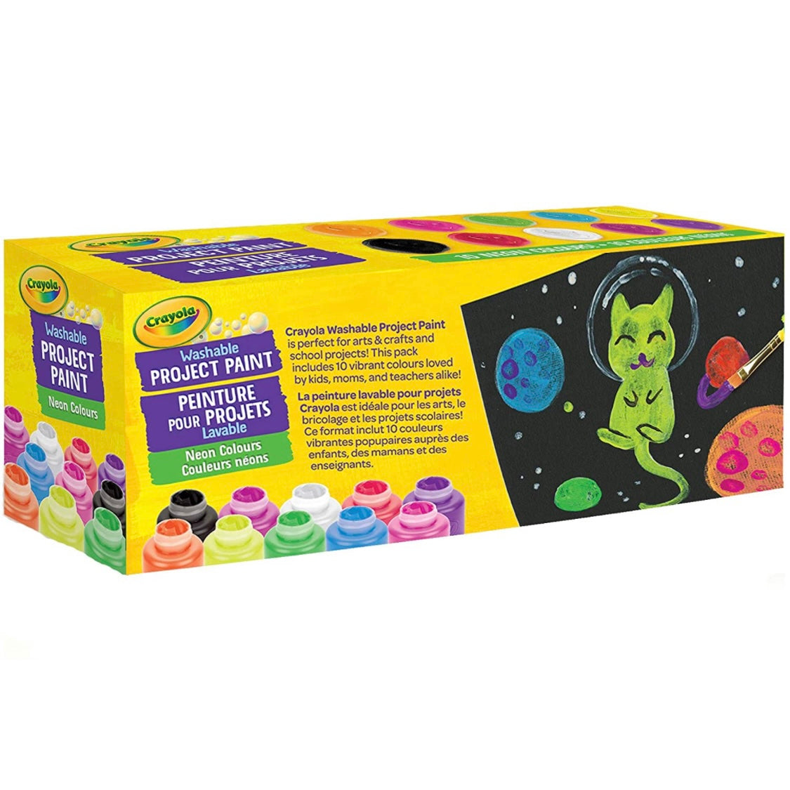 Crayola Washable Neon Paint | 10ct.