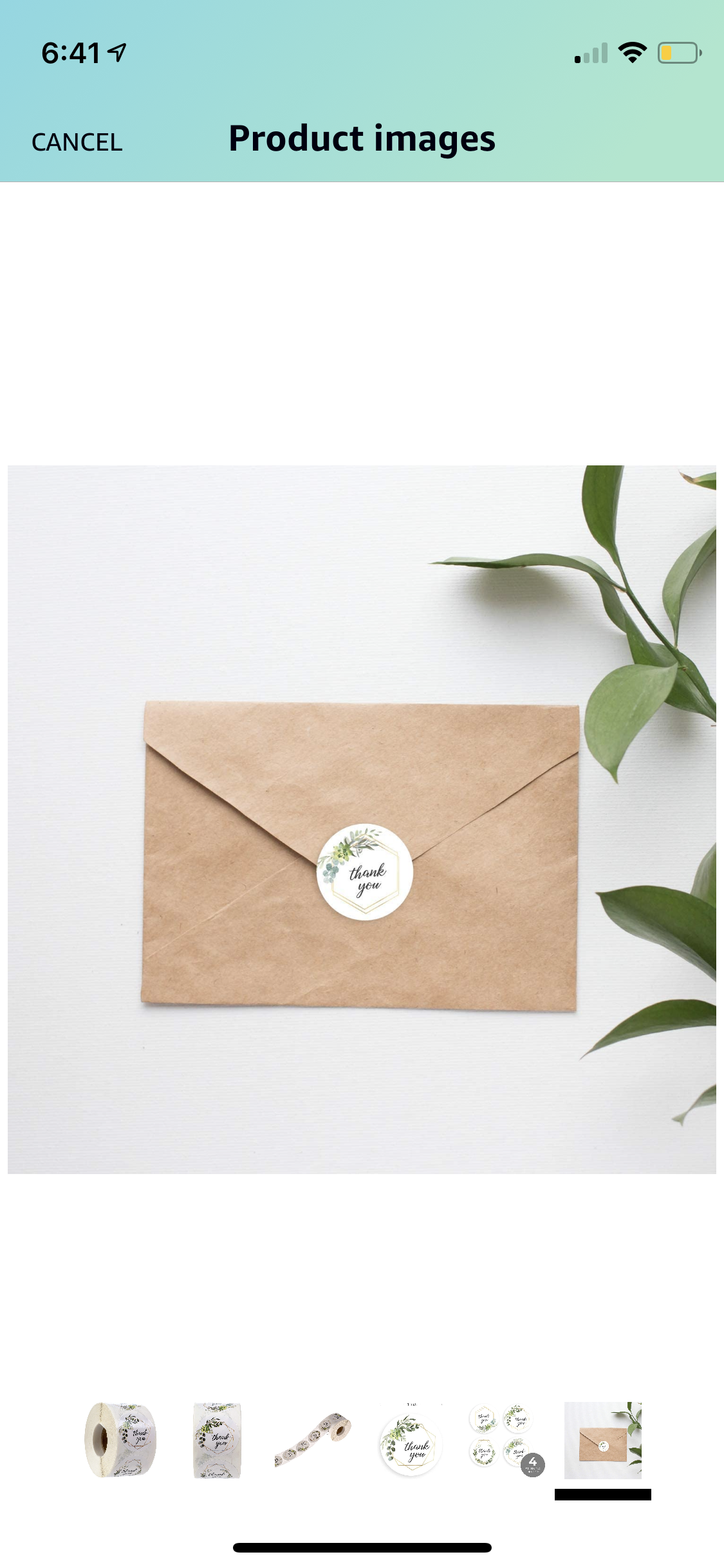 Boho Chic Thank You Stickers | 50pcs - Lavish & Glamourous Designs