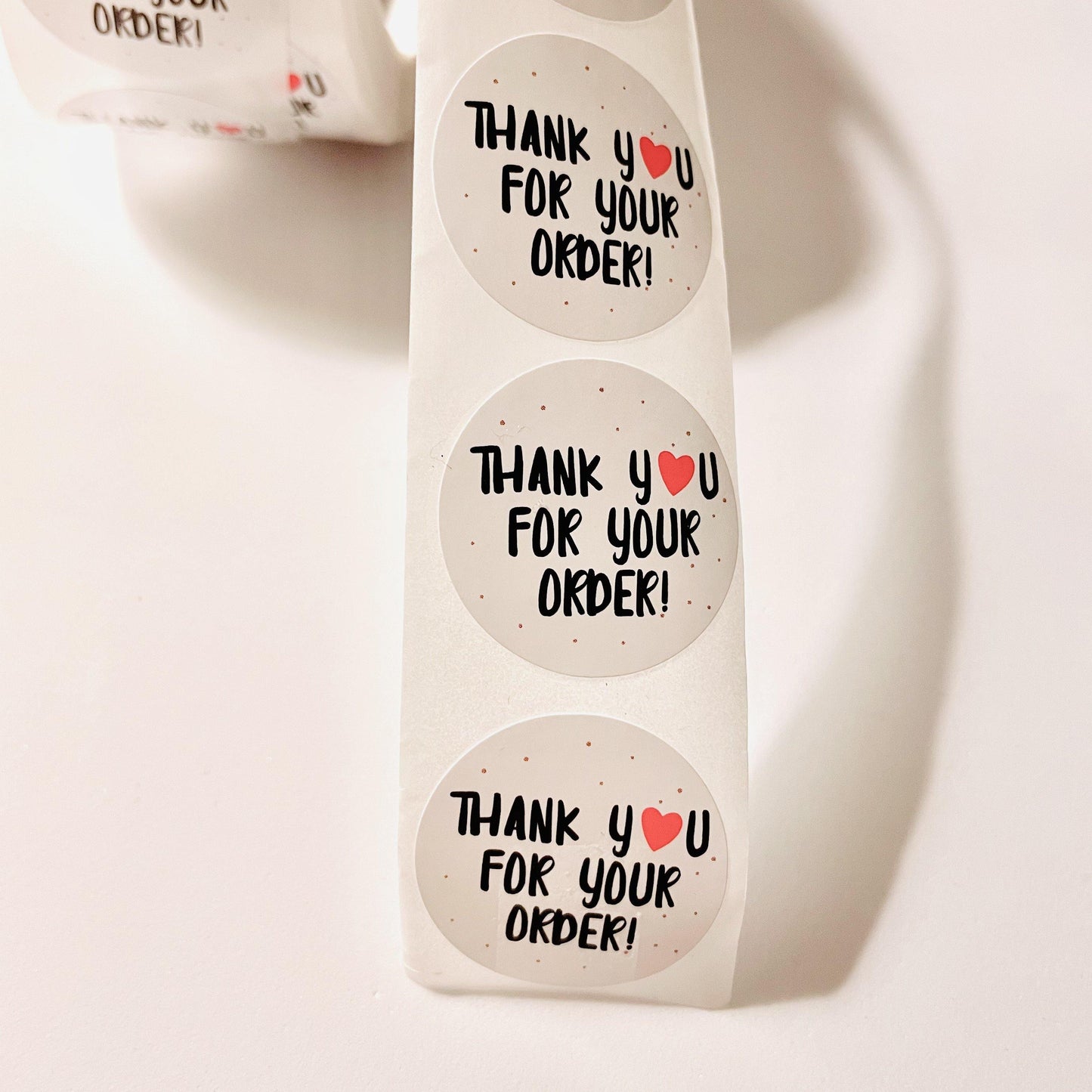 Dotted Thank You Stickers | 50pcs - Lavish & Glamourous Designs