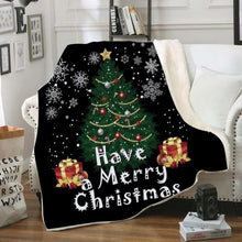 Load image into Gallery viewer, Christmas Tree Blanket - Lavish &amp; Glamourous Designs
