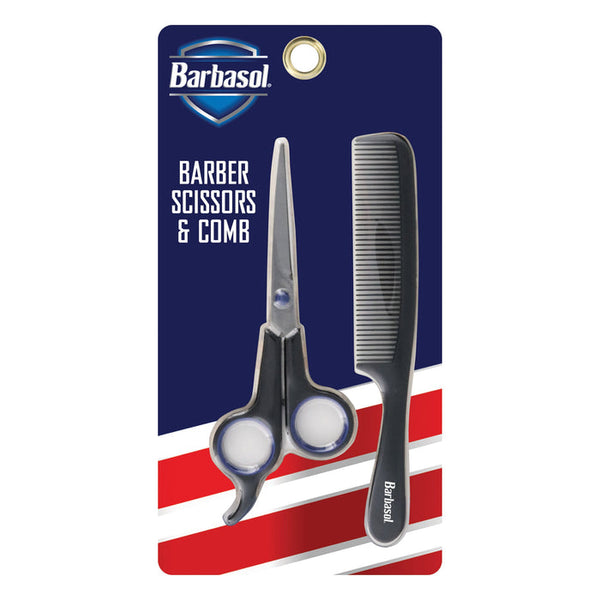 Barbasol Scissors + Comb Set | 2 Pieces