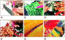 Load image into Gallery viewer, Rainbow Flowers Jewel Puzzles
