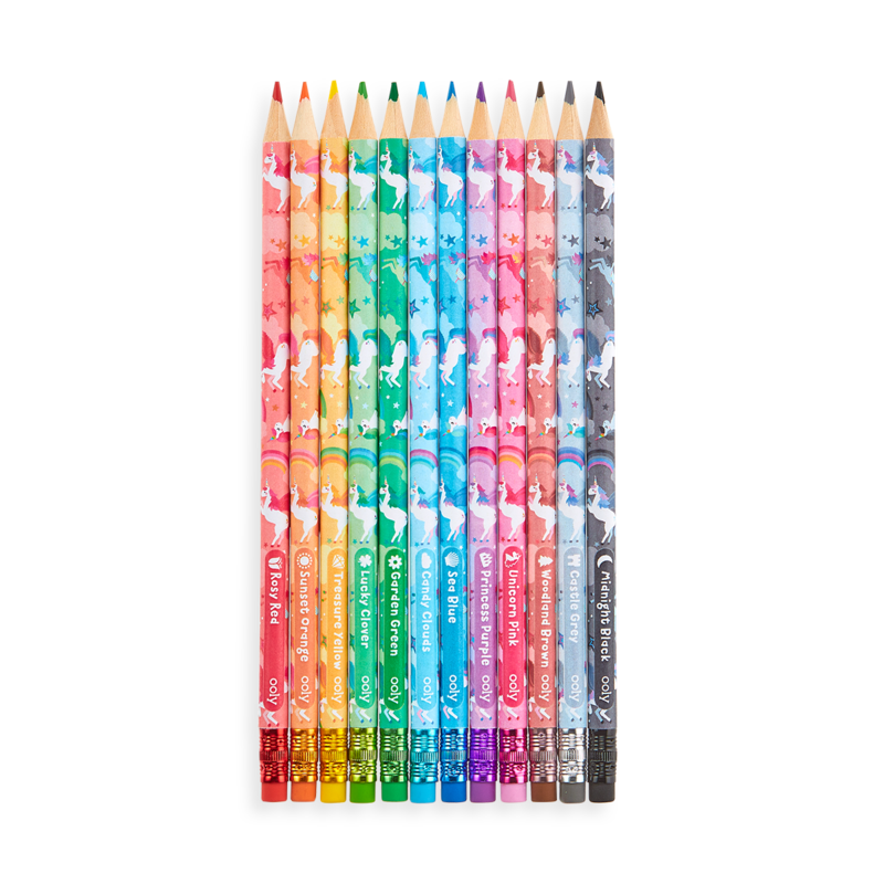 Ooly Unmistakeables Colored Pencil Set of 12 – Crush