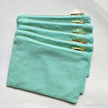 Load image into Gallery viewer, Make Up Bag | Mint - Lavish &amp; Glamourous Designs
