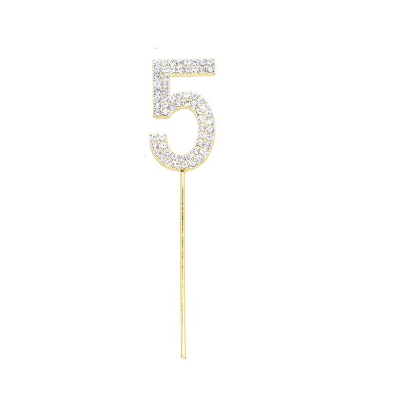 Numbers Cake Toppers