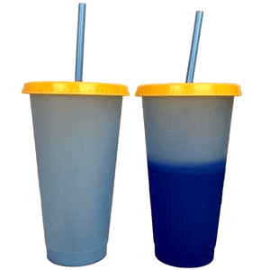 Colour Change Tumblers with Straw - Lavish & Glamourous Designs