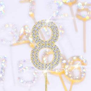 Numbers Cake Toppers