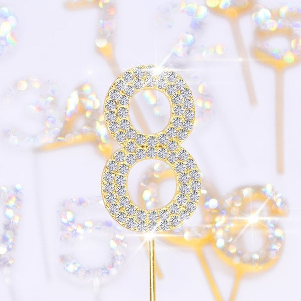 Numbers Cake Toppers
