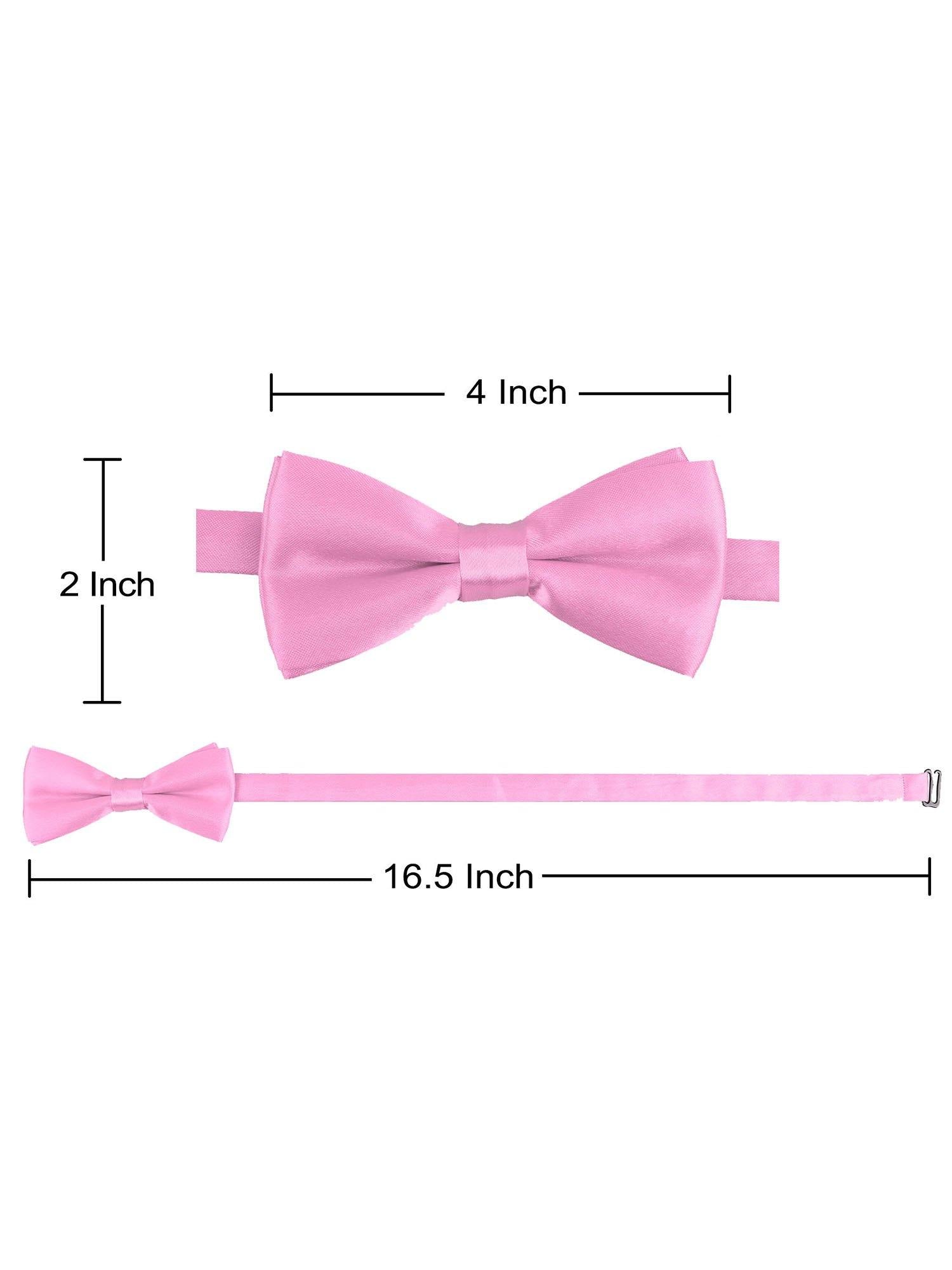 Bow Tie & Suspenders Set | Pink - Lavish & Glamourous Designs