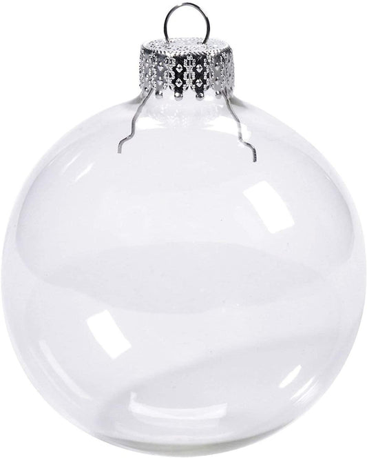 Glass Ornament | Round 80mm - Lavish & Glamourous Designs