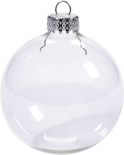 Glass Ornament | Round 80mm - Lavish & Glamourous Designs
