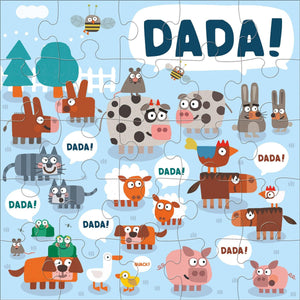 Your Baby's First Word Will Be Dada Jumbo Puzzle - Lavish & Glamourous Designs