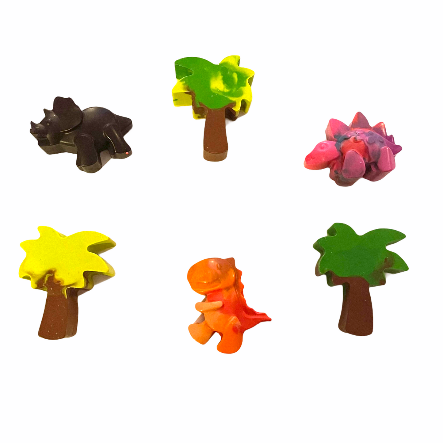 Tropical Dino Crayon Set - Lavish & Glamourous Designs