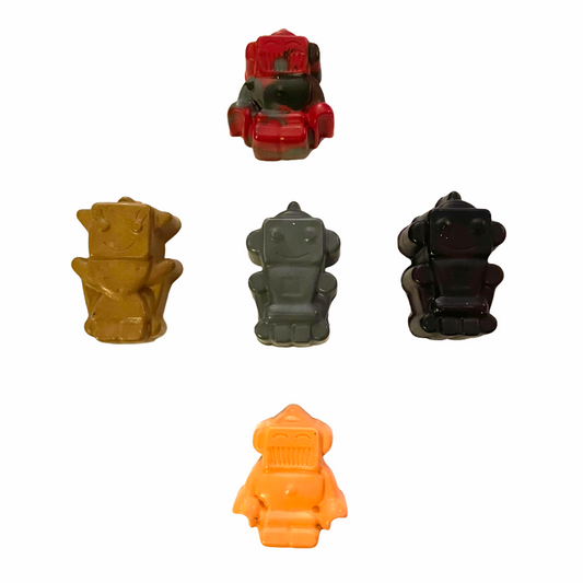 Robots Crayon Set - Lavish & Glamourous Designs