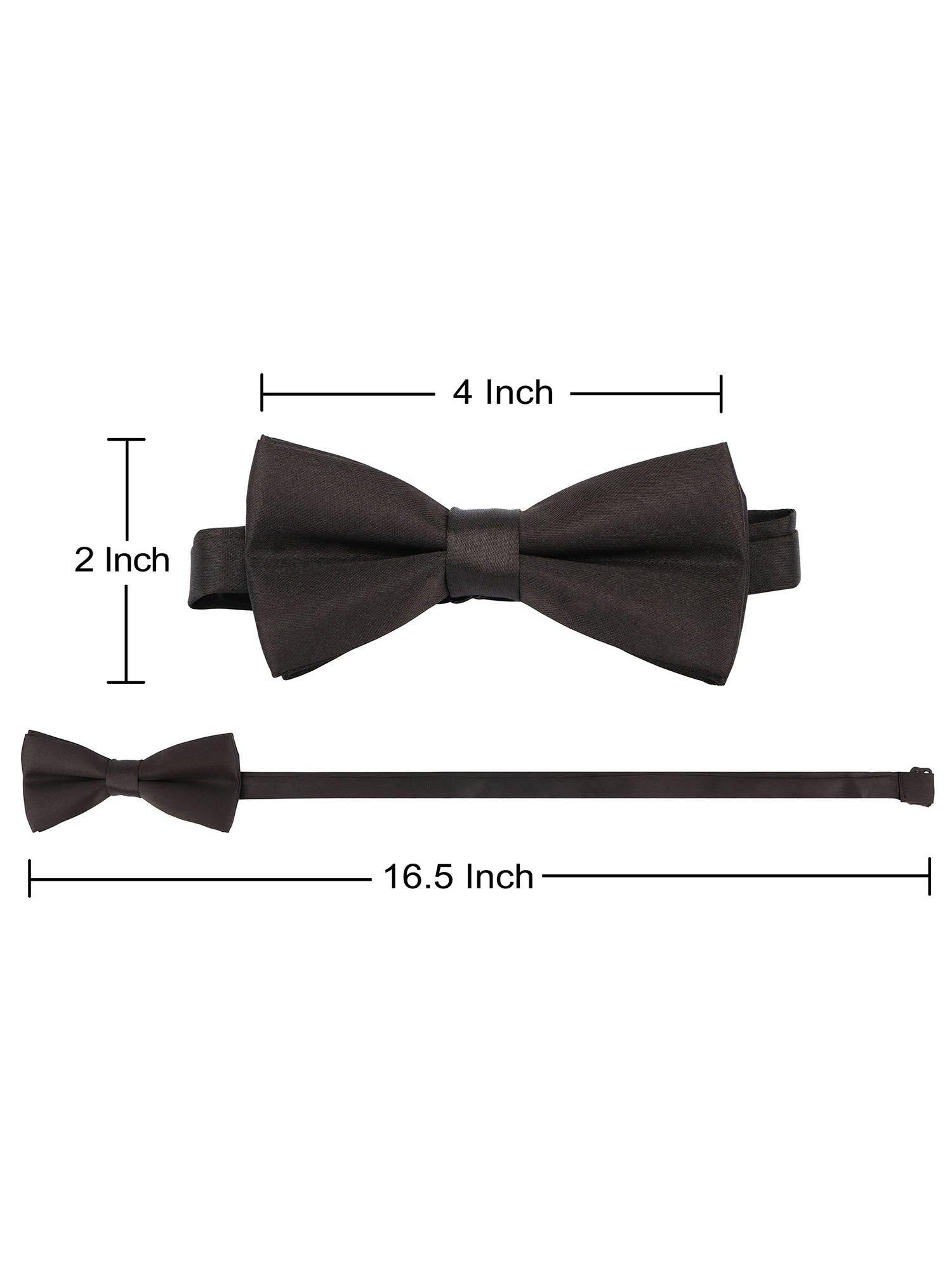 Bow Tie & Suspenders Set | Black - Lavish & Glamourous Designs