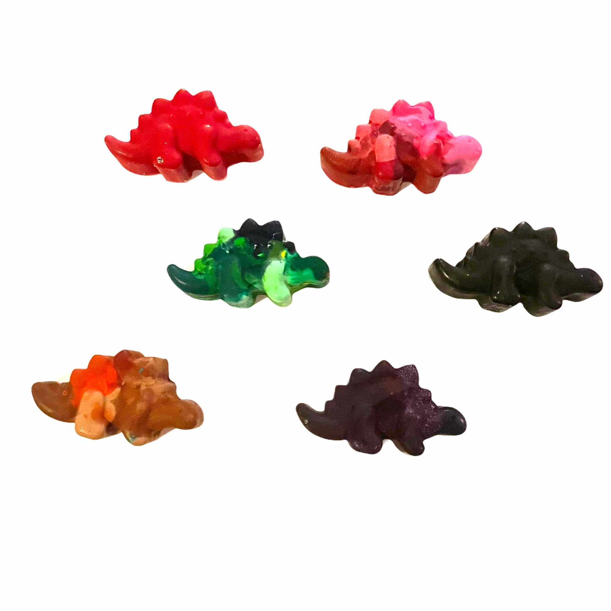 Stegosaurus Dino Crayon Set - Lavish & Glamourous Designs