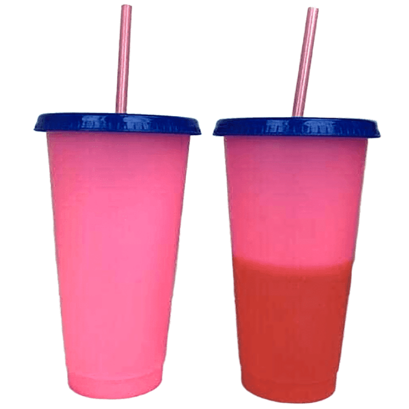 Colour Change Tumblers with Straw - Lavish & Glamourous Designs