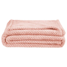 Load image into Gallery viewer, Baby Name Blanket | Light Pink - Lavish &amp; Glamourous Designs
