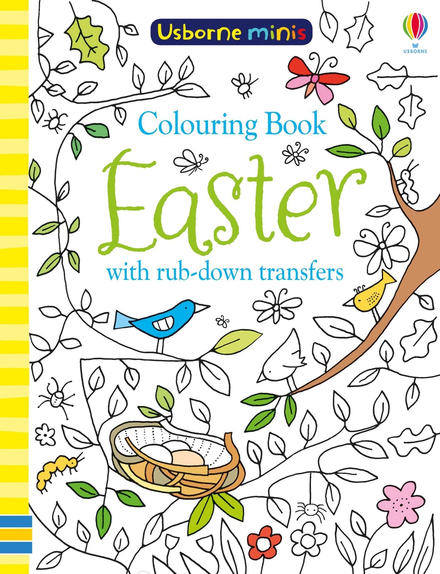 Easter Colouring Book With Rub-Down Transfers - Lavish & Glamourous Designs