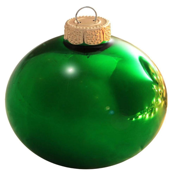 Glass Ornament | Green 80mm - Lavish & Glamourous Designs