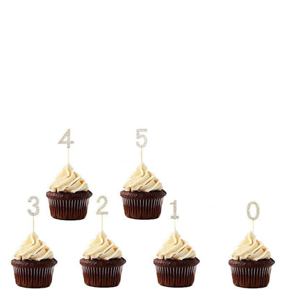 Numbers Cake Toppers