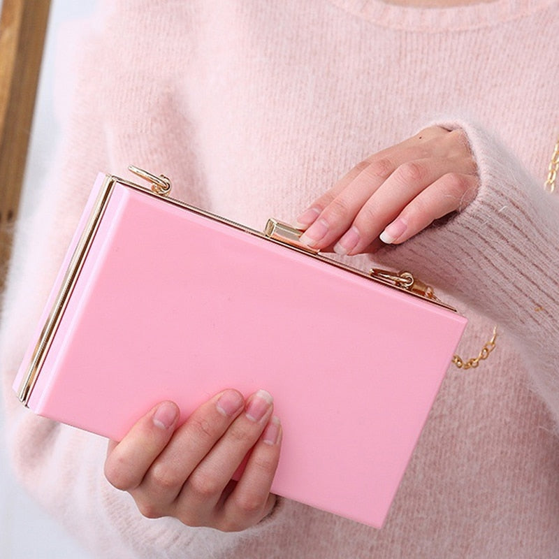 Night Out Clutch- Pink