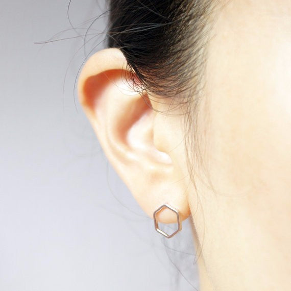 Hexagon Studs