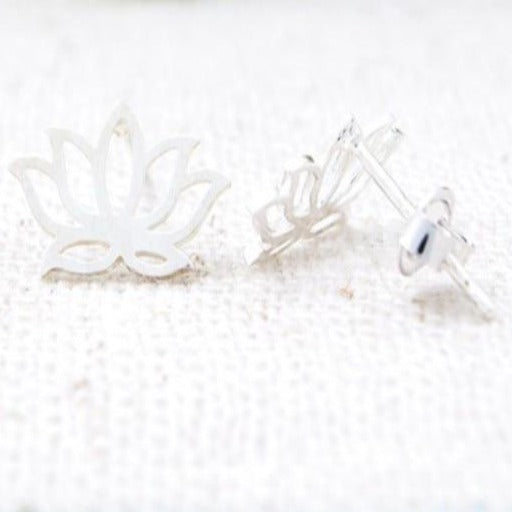 Lotus Flower Studs