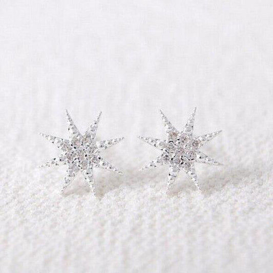 Crystal Starburst Studs - Lavish & Glamourous Designs