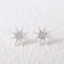Load image into Gallery viewer, Crystal Starburst Studs - Lavish &amp; Glamourous Designs
