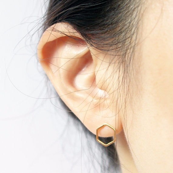 Hexagon Studs