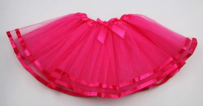 Satin Trim Tutu Skirt