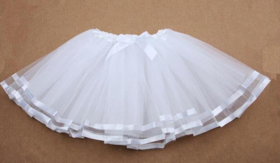 Satin Trim Tutu Skirt