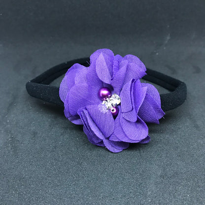 Purple Flower Headband