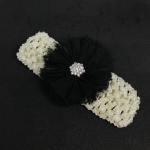 Load image into Gallery viewer, Onyx Ballerina Flower Headband
