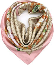 Load image into Gallery viewer, Silk Scarf- Pink | Caramel
