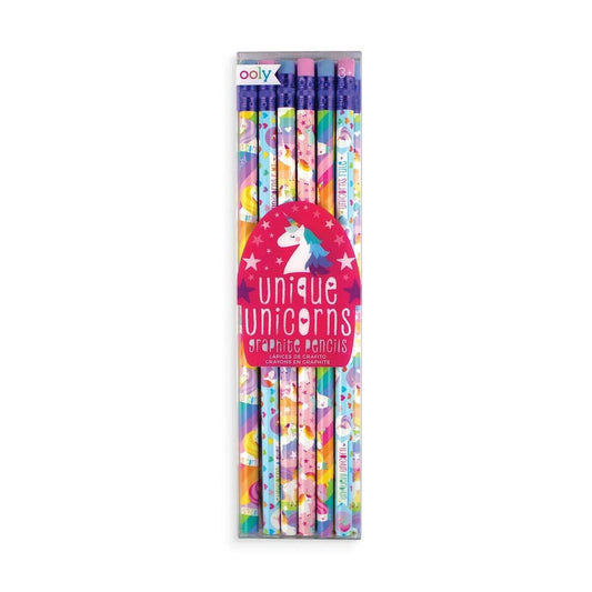 Unique Unicorns Pencils - Set of 12 - Lavish & Glamourous Designs