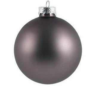 Glass Ornament | Grey 80mm - Lavish & Glamourous Designs
