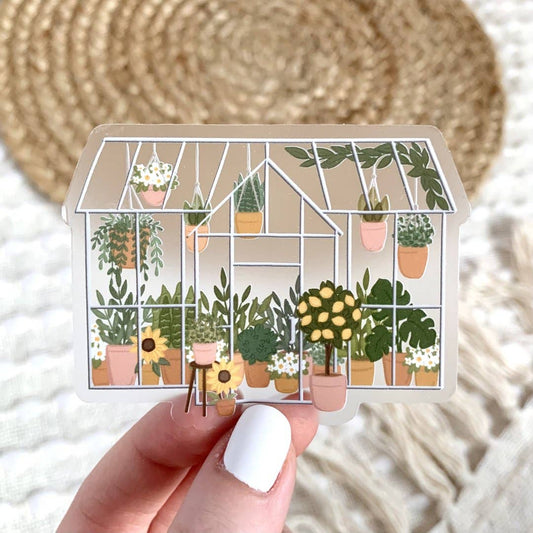 Clear Greenhouse Sticker