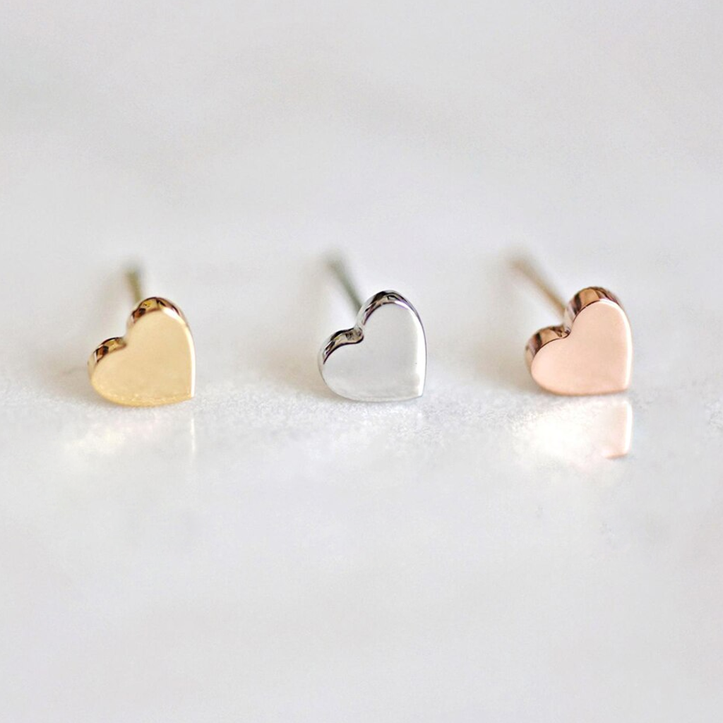 Be Still My Heart Studs - Lavish & Glamourous Designs