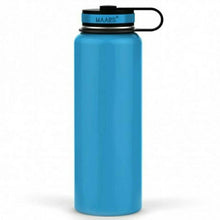 Load image into Gallery viewer, Blue Eddy Water Bottle - Lavish &amp; Glamourous Designs
