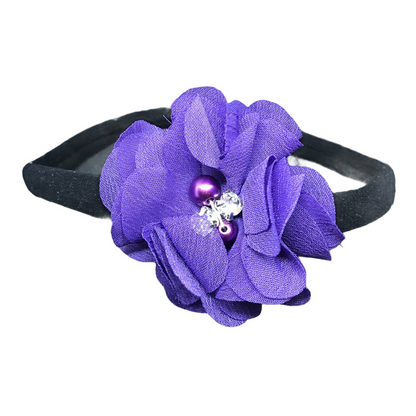 Purple Flower Headband