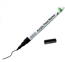 Load image into Gallery viewer, Acrylic Paint Marker | Black Fine Tip - Lavish &amp; Glamourous Designs
