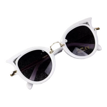 Load image into Gallery viewer, Cat Eye Kids Sunglasses | White
