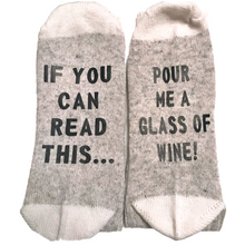 Load image into Gallery viewer, Bring Me Wine Novelty Socks
